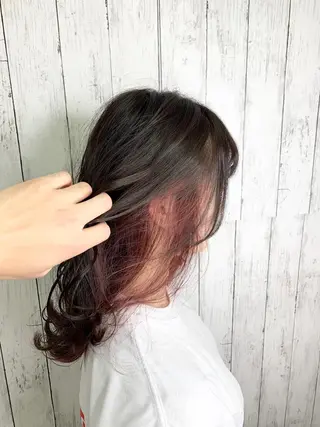 ミディアム 【清瀬】パサツキ 広がり改善川合剛史のヘアスタイル