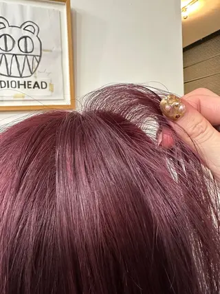 ミディアム カラー 磯　亜由香🌼 ブリーチ/ボブカットのヘアスタイル
