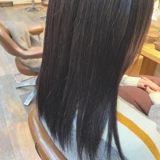 セミロング カラー mizuho .のヘアスタイル