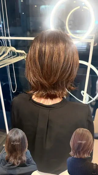 カラー ᴍᴏᴇ 〈 en. 〉のヘアスタイル