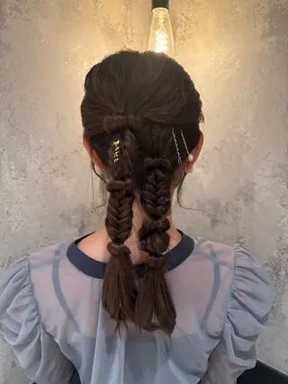 ロング 🎀暖色/レイヤー/ アレンジ/りんか🎀のヘアスタイル
