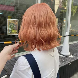 セミロング カラー ヘアアレンジ メンズ キッズ お悩み解決美容師 💐AMIのヘアスタイル