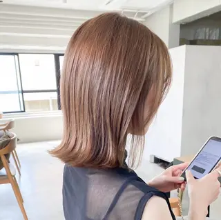 カラー カラー/レイヤー /カット泉谷七登のヘアスタイル