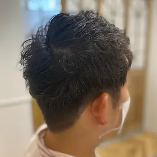 ショート カラー メンズ キッズ ✂︎ショート、ボブ、 レイヤー🩵YUMIのヘアスタイル