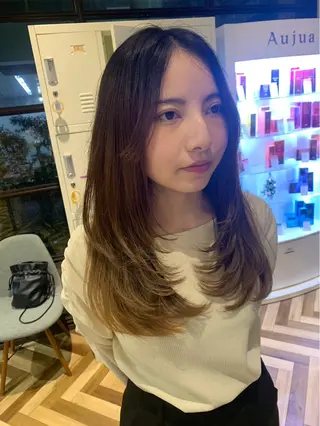 ロング 戸丸 絵夢のヘアスタイル