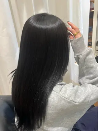 ロング 池田 遥香のヘアスタイル