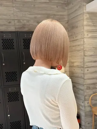 ショート カラー 色落ち綺麗透明感カラ /ボブ/ナカツヒカルのヘアスタイル