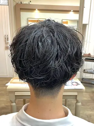 ショート パーマ メンズ メンズパーマ🌀/ 中村郁未のヘアスタイル