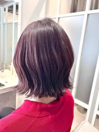 ミディアム 似合わせボブ🫧 丸みショート藤本のヘアスタイル