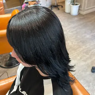 セミロング カラー HARE nene🐿🍡のヘアスタイル