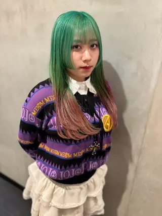 ロング カラー 優作 〜圧倒的信頼〜のヘアスタイル