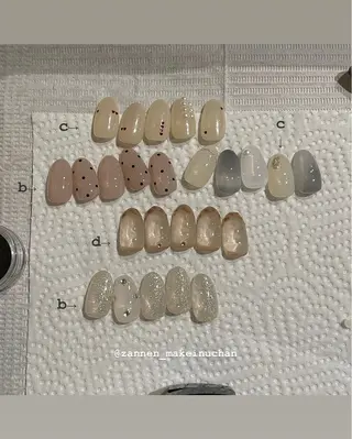 ネイル ざんねん負け犬ちゃん 南堀江のネイルデザイン