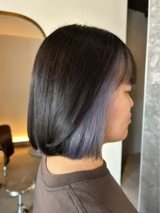 ミディアム 坂口 睦樹のヘアスタイル