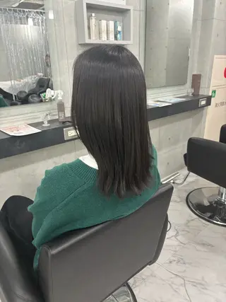 セミロング カラー Endearing 🌟銀座のヘアスタイル