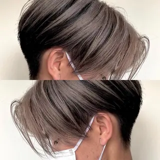 ショート メンズケアブリーチ 特化🔥村田のヘアスタイル