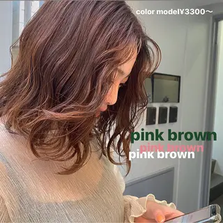 ミディアム カラー ヘアアレンジ ハイトーン/透け感 カラー🎀真香のヘアスタイル