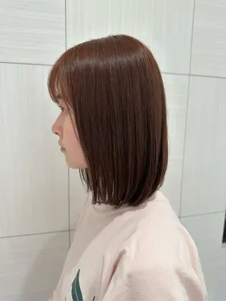 ミディアム パーマ 髪質改善縮毛矯正✨ ナリタユウヤのヘアスタイル