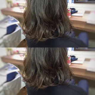 ショート ミディアム カラー 🟦髪質改善6年 💊YAMAMOTOのヘアスタイル