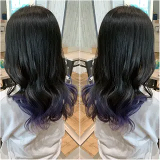 ロング カラー ヘアアレンジ 韓国hair🦋 Nanaのヘアスタイル