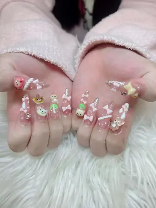 ネイル ANH ゴテゴテネイルのネイルデザイン