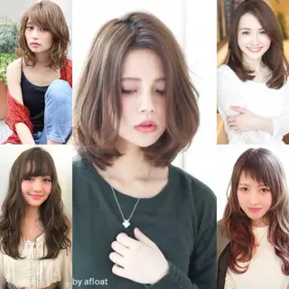 ミディアム LADhair(ラッドヘア)所属・三上 梨乃のヘアスタイル