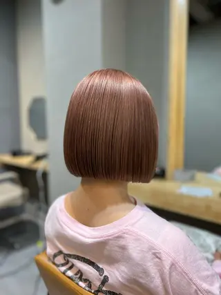 ショート カラー 神戸ボブ✂️ ioe三宮/田 伸佳のヘアスタイル