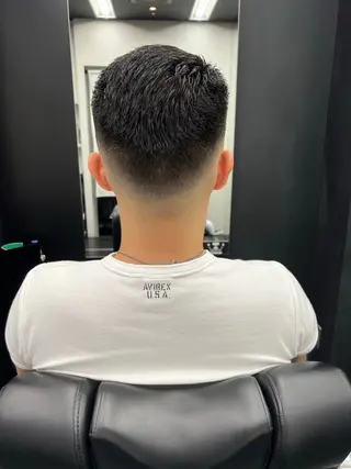 ショート メンズカット オカムラリョウのヘアスタイル