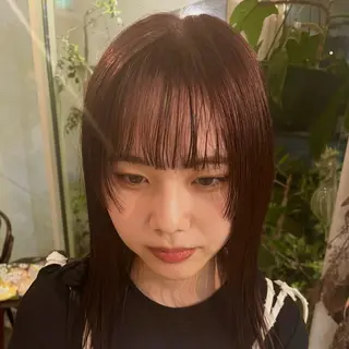 セミロング 高原 優のヘアスタイル