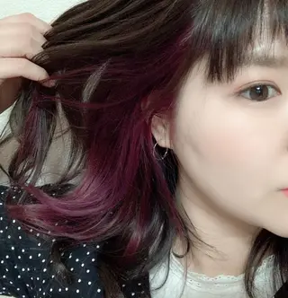 カラー BE EREA  PREMIATA所属・蓼沼 由莉のヘアスタイル