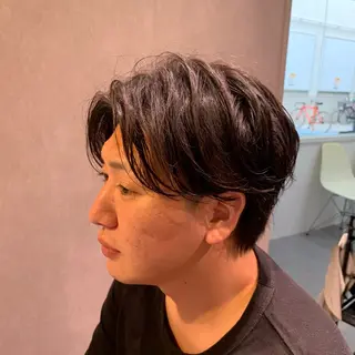 パーマ メンズ 濱口 健慎のヘアスタイル