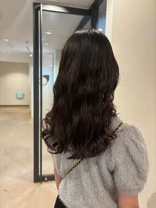 ロング パーマ オーガニックカラー/ 表参道/ルカのヘアスタイル