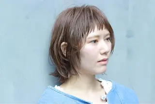 カラー 平尾駅直結/徒歩0分 イノセントヘアのヘアスタイル