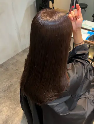 ロング 林田 もものヘアスタイル