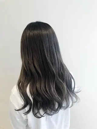 ロング カラー 髪質改善/顔まわり 石原のヘアスタイル