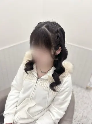 セミロング ヘアアレンジ 徳倉 碧葉のヘアスタイル