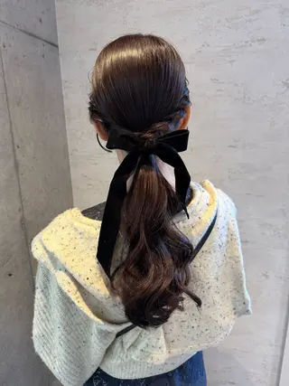 ロング ヘアアレンジ 🎀ヘアセット/艶髪 /はやしほのか🎀のヘアスタイル