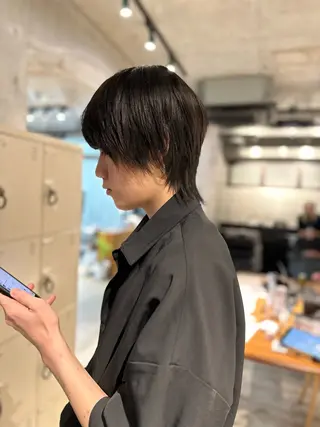 パーマ メンズ 高島 悠吾のヘアスタイル