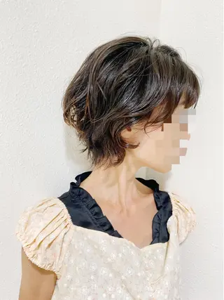 パーマ ショートカット/ カラーARAI🫧のヘアスタイル