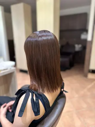 セミロング ☘️お悩み解決☘️ 岡部恒輝のヘアスタイル