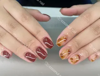 ネイル 神田 ココナッツのネイルデザイン