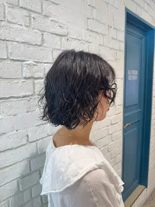 ショート パーマ 堀江美容室 千晶のヘアスタイル