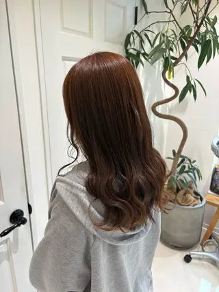 ロング カラー Wカラーヘアアレンジ さあやのヘアスタイル