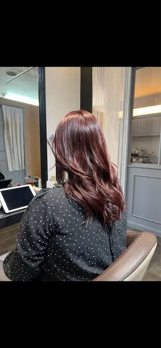 ロング 川村 綾のヘアスタイル