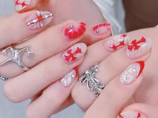 ネイル lucky nail 歌舞伎町のネイルデザイン