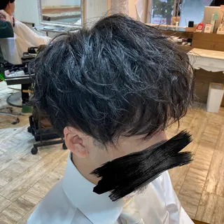 ショート ヘアアレンジ メンズ 💥桜木町メンズ専門 💥ルキのヘアスタイル