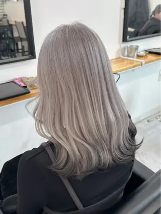 ロング カラー ヘアセット🎀透明感 カラーHiROEのヘアスタイル