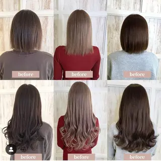 ロング カラーとエクステ 🌟エクステのヘアスタイル