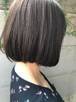 ミディアム カラー 骨格診断🍃ショート /ショートボブ✨岡元のヘアスタイル