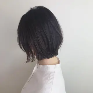 ショート カラー ニュアンスパーマ/ レイヤー/茶屋町のヘアスタイル