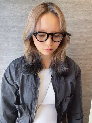 ミディアム JIEN MIUのヘアスタイル